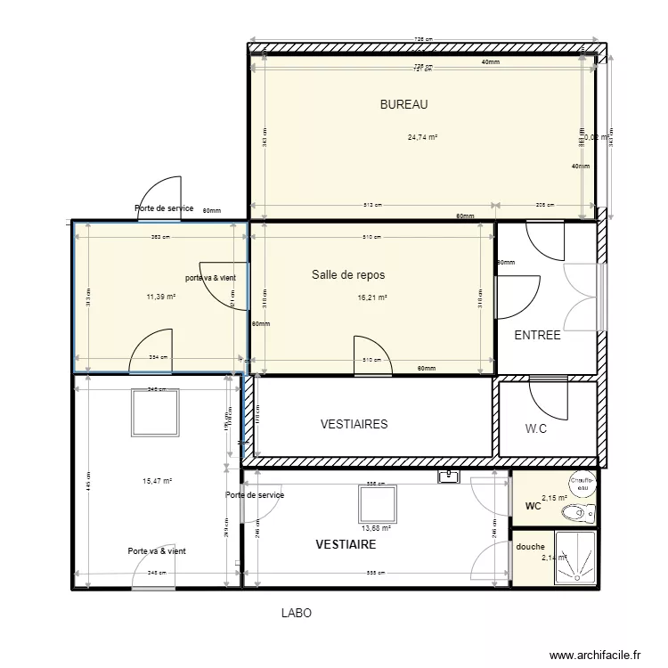 Boucherie Flers 7. Plan de 