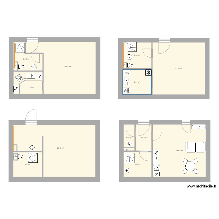 TB64v1. Plan de 0 pièce et 0 m2