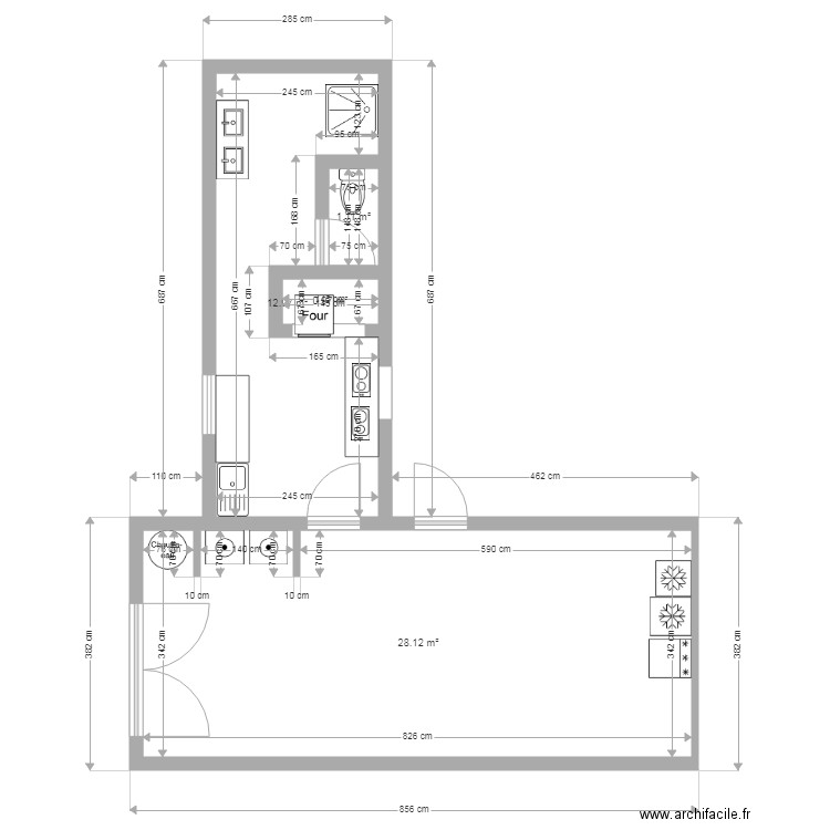 gandalou. Plan de 0 pièce et 0 m2