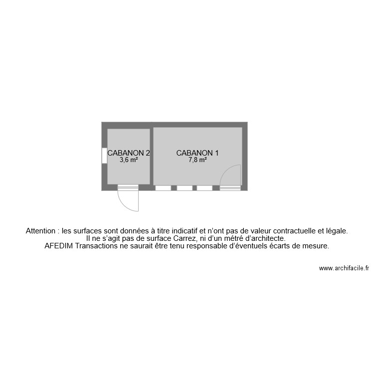 BI 6921 ANNEXES . Plan de 0 pièce et 0 m2