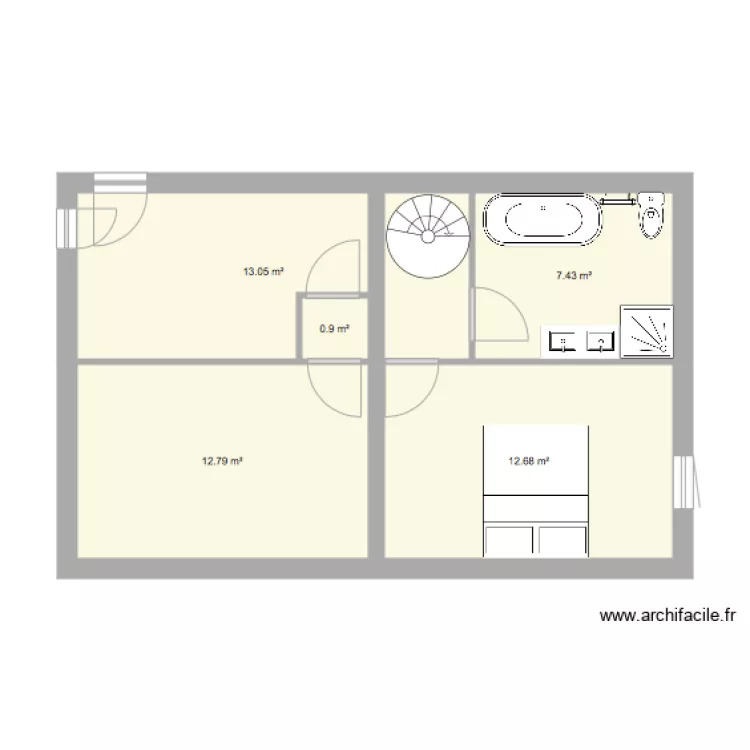 Les saulaies. Plan de 