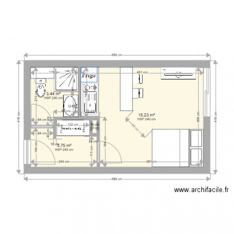 Felicité AP2. Plan de 0 pièce et 0 m2