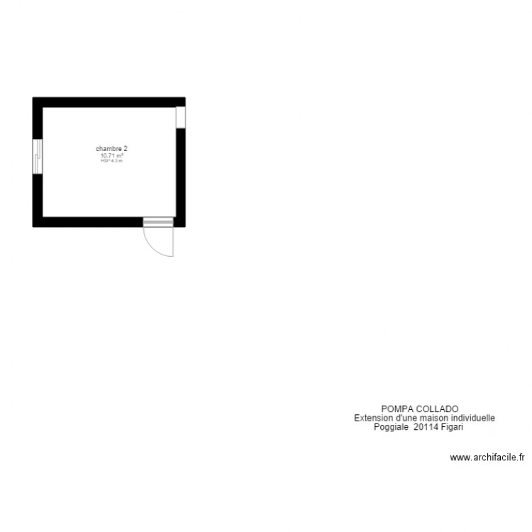 PLAN porfolio chambre 2. Plan de 0 pièce et 0 m2