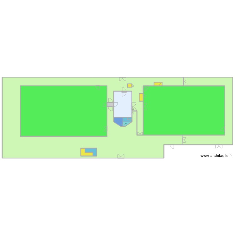 complexe clapiers ouvertures . Plan de 0 pièce et 0 m2