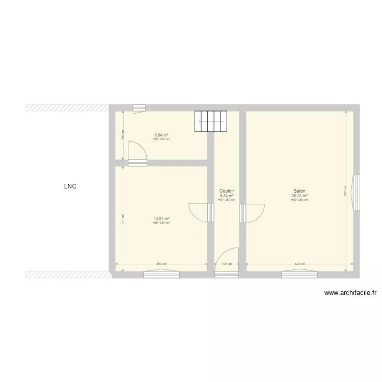 GUILLOT 42130 MARCOUX. Plan de 