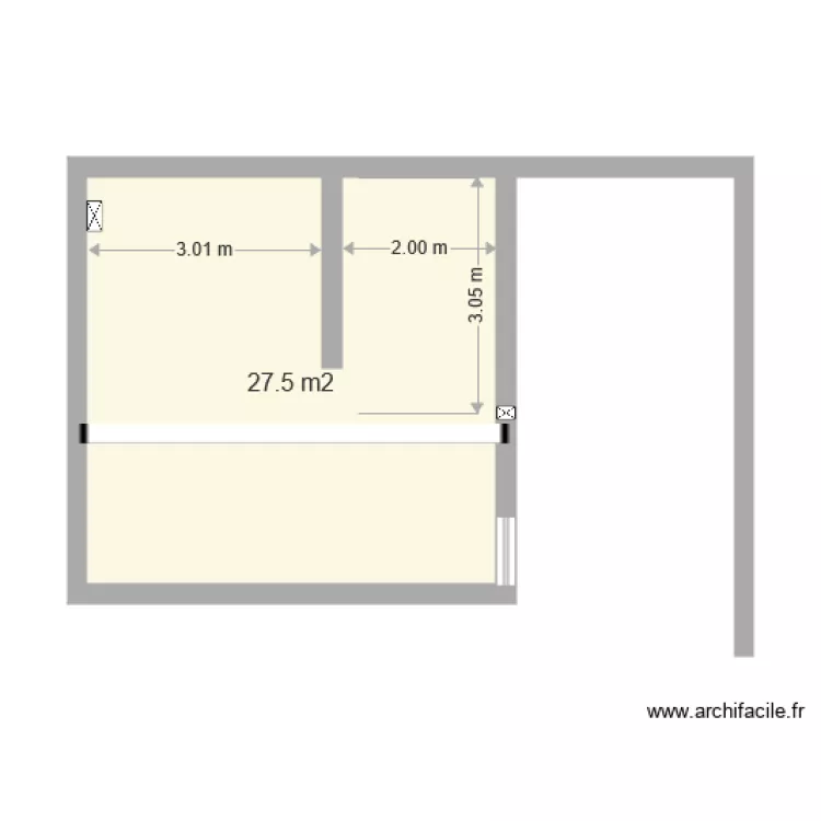 RESTAURANT LE CHALUT. Plan de 