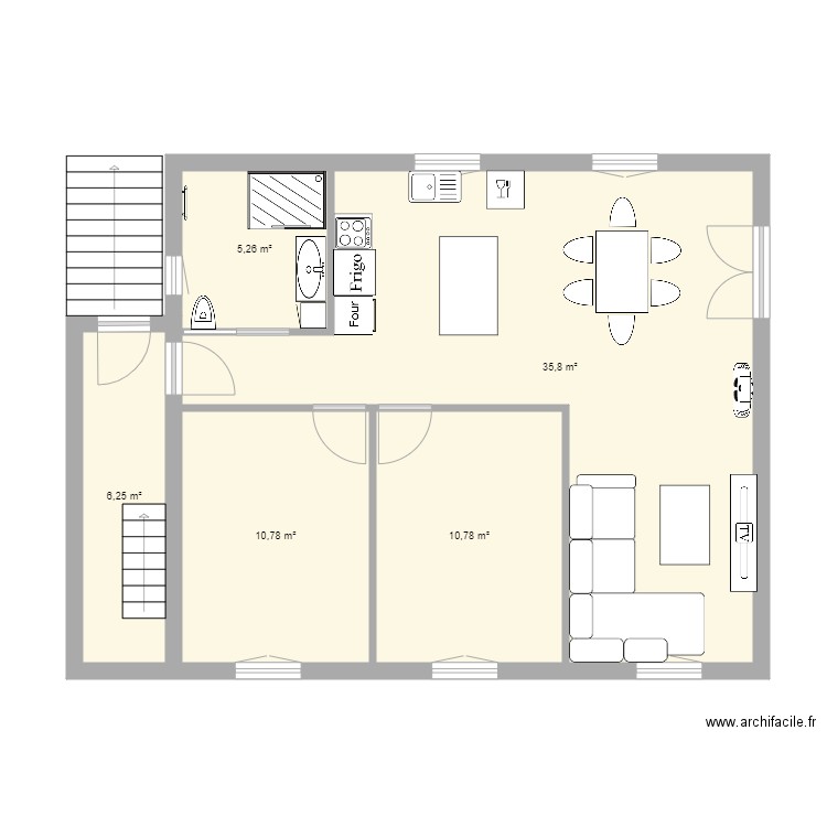 PROJET DASLE 2. Plan de 0 pièce et 0 m2