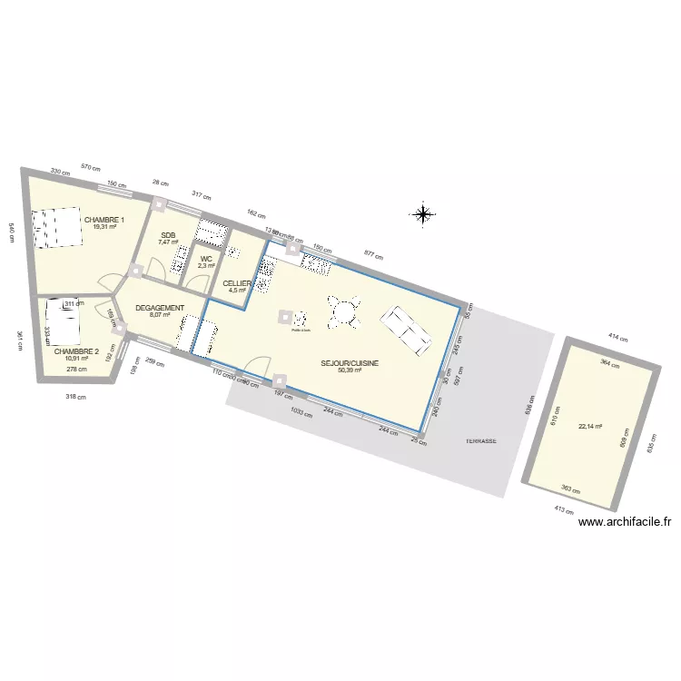 PEXIORA PLAN  ACTUALISE. Plan de 