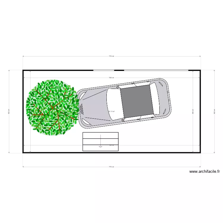 PARKING ETAT ANTERIEUR. Plan de 