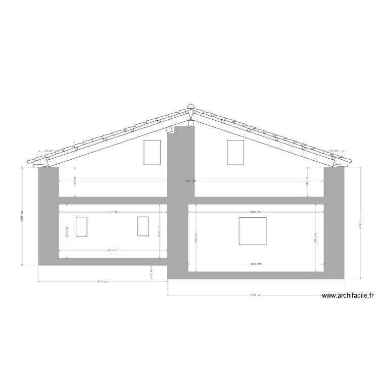 PIGNON OUEST 13. Plan de PIGNON OUEST 13. Plan de