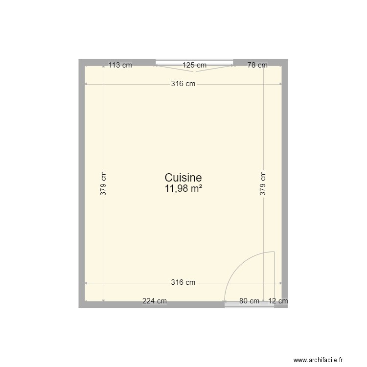 plan cuisine delhaye. Plan de 0 pièce et 0 m2