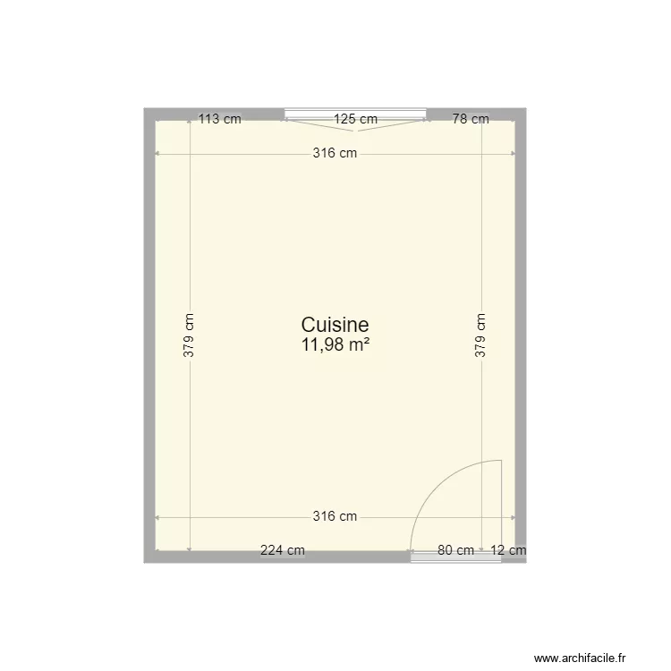 plan cuisine delhaye. Plan de 