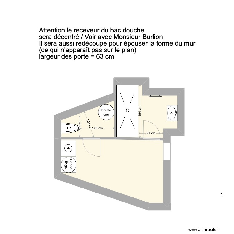 annexeV3. Plan de 1 pièce et 12 m2