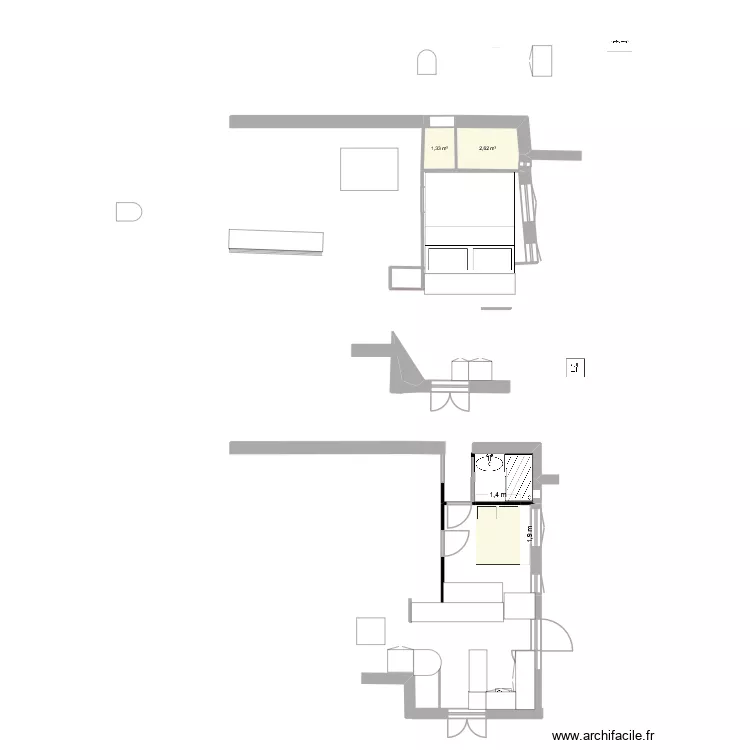 SALLE D EAU. Plan de 