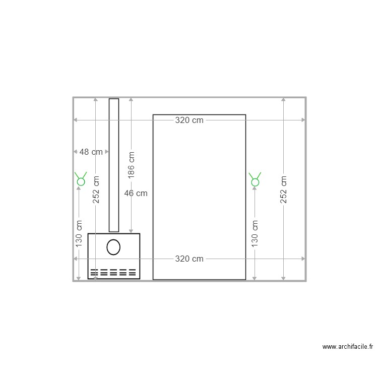 PORTE CUISINE SALON. Plan de 0 pièce et 0 m2