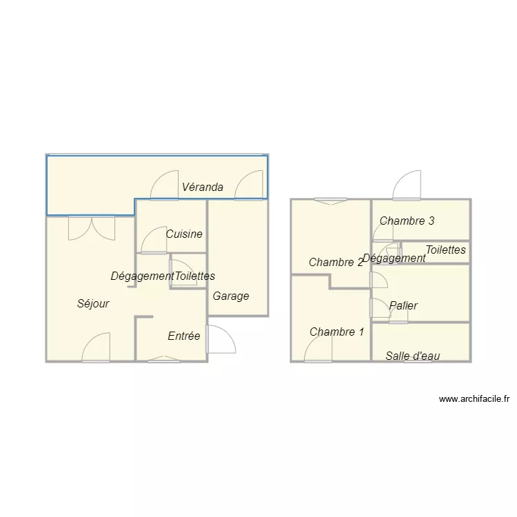 Croquis LAYLLE. Plan de 
