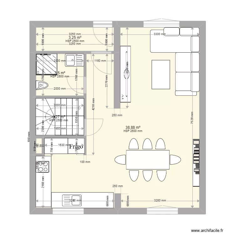 Tremblay rdc1. Plan de 