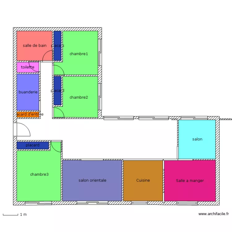 MAISON  rqia. Plan de 