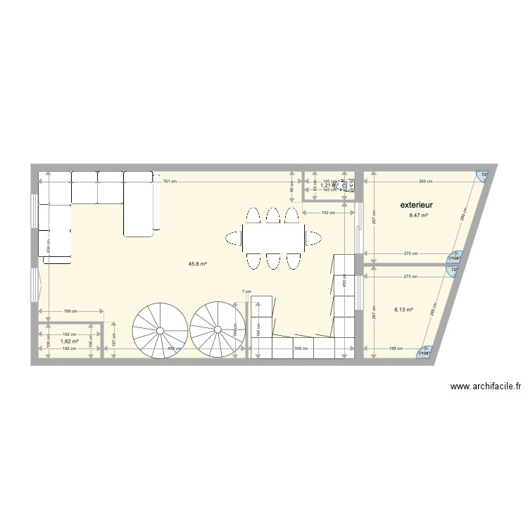 RDC 182. Plan de 0 pièce et 0 m2