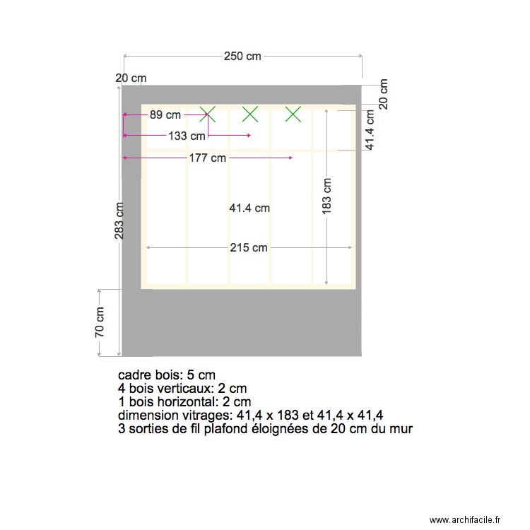 verrière 2 BL. Plan de 0 pièce et 0 m2