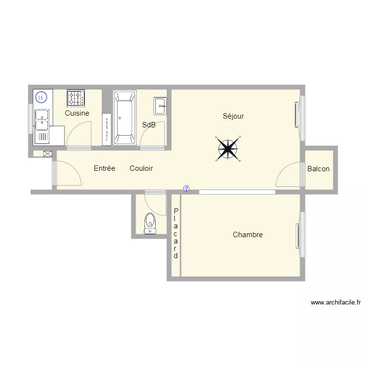 24 Clamart BB. Plan de 