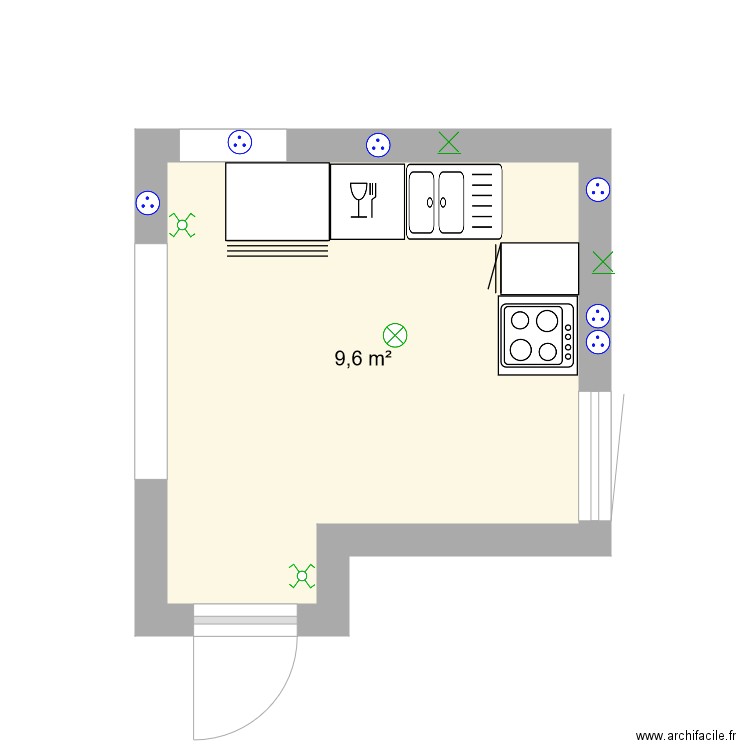 electricite. Plan de 0 pièce et 0 m2