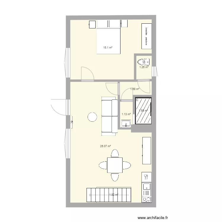 studio paul final meuble II. Plan de 