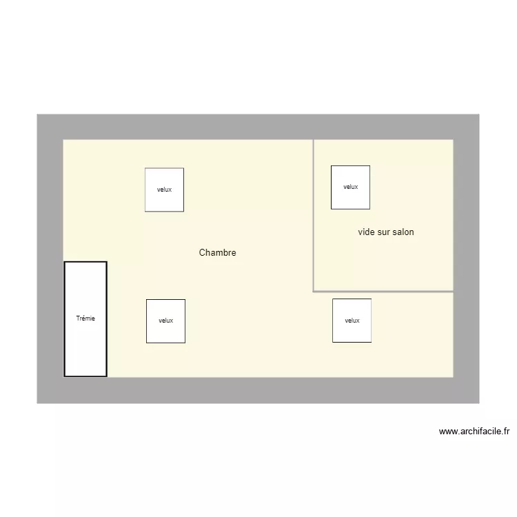 plan 1er &eacute;tage Le Cann. Plan de 
