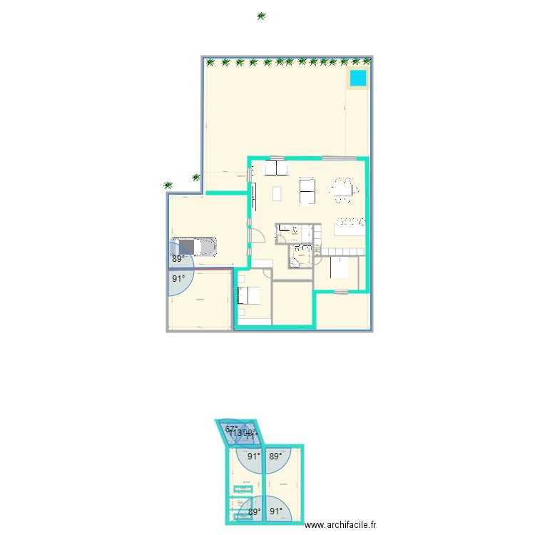 DEFINITIVO4 14012022. Plan de 14 pièces et 528 m2