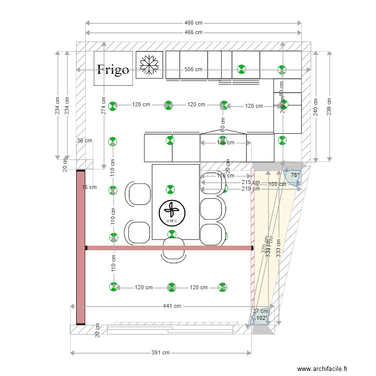 CUISINE BN   meuble lumière. Plan de 0 pièce et 0 m2