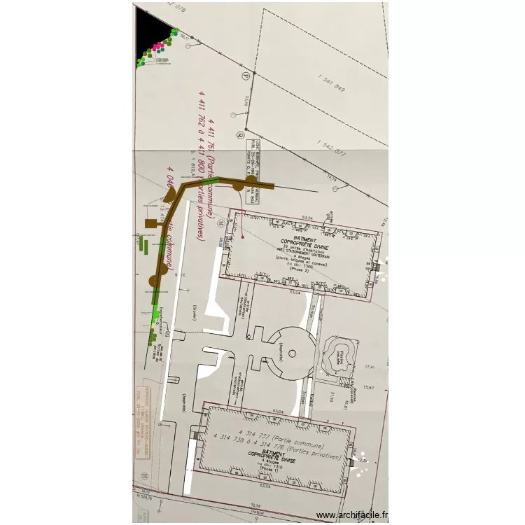 Boul chutes plan total. Plan de 