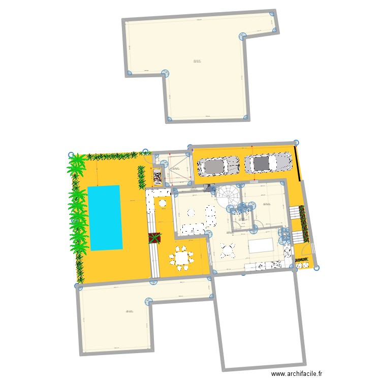 Cadastre_Gouv_taupin_modif_ABf2. Plan de 21 pièces et 654 m2