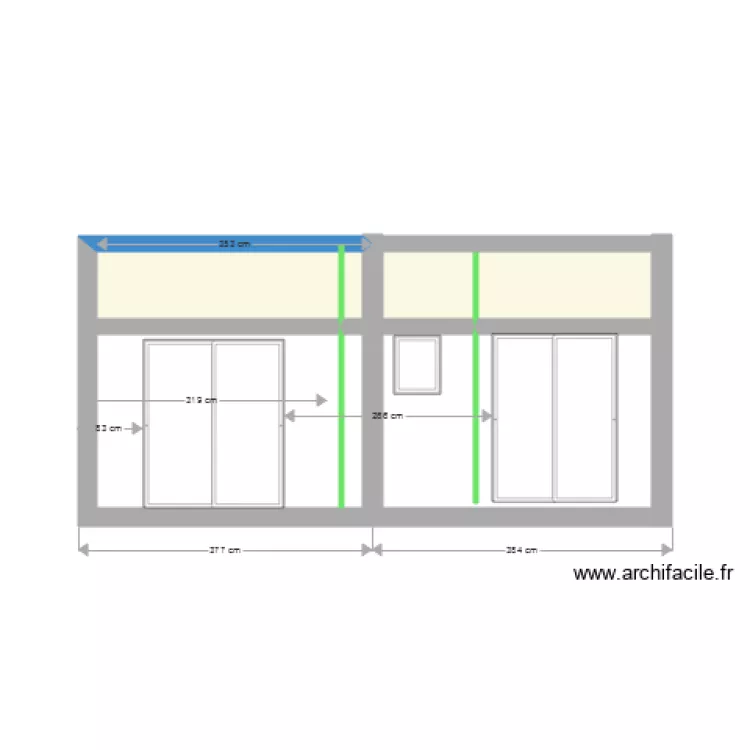 FACEADE COOUE. Plan de FACEADE COOUE. Plan de