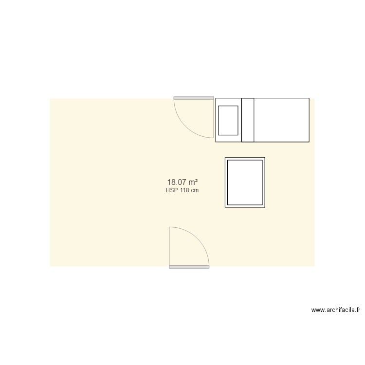 chambre julia lahaye. Plan de 0 pièce et 0 m2