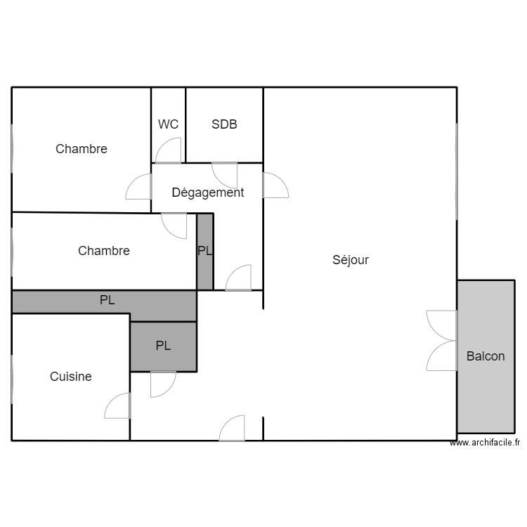 Plan Roux Nico B 2. Plan de 11 pièces et 1146 m2