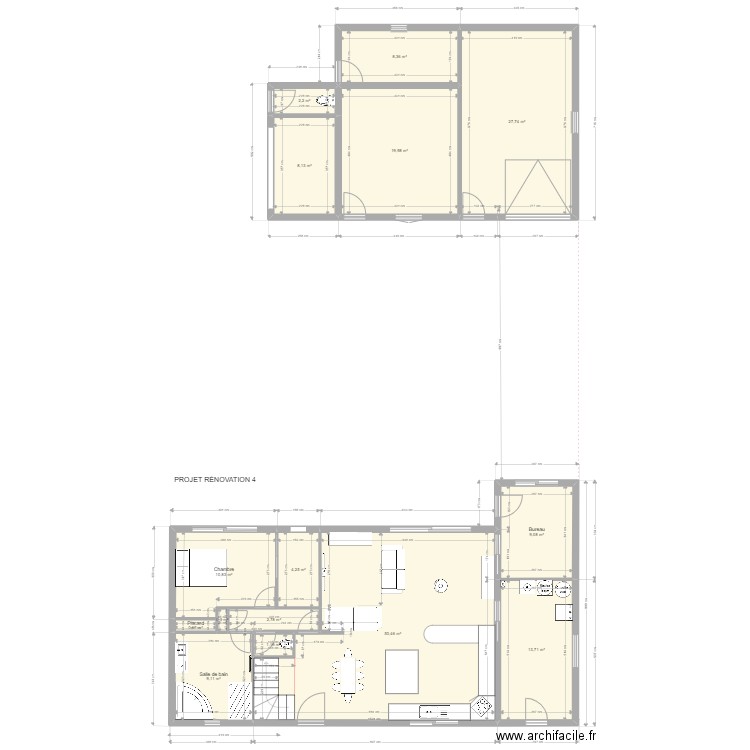 RENOVATION 4. Plan de 0 pièce et 0 m2