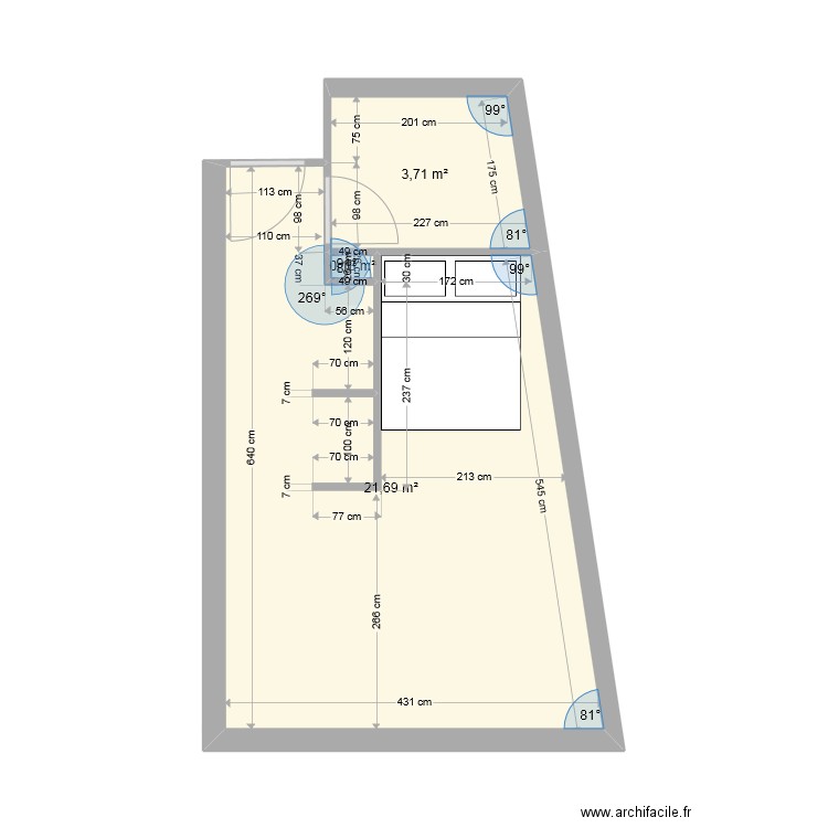 studio cannes rod rbnb. Plan de 0 pièce et 0 m2