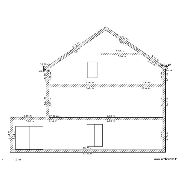 paix coté. Plan de 0 pièce et 0 m2