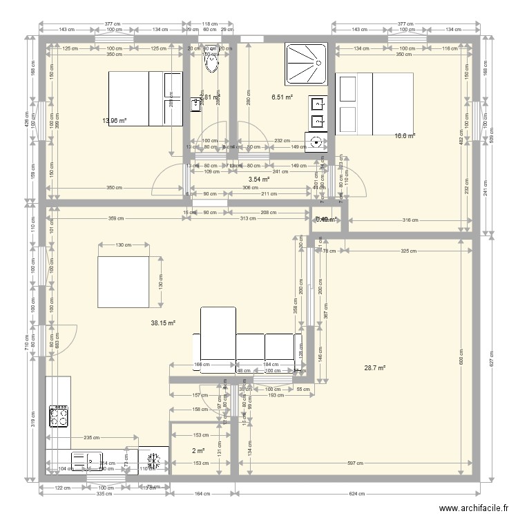 coca. Plan de 0 pièce et 0 m2