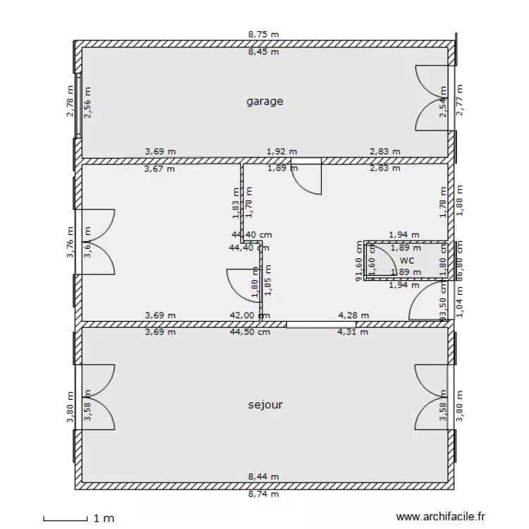 maison plan rdc sans . Plan de 