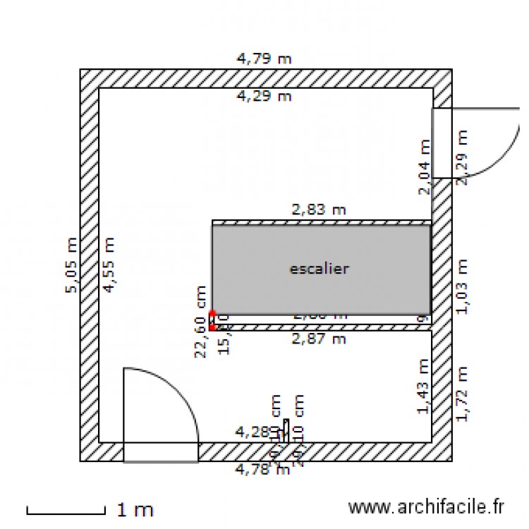 mikvé. Plan de 0 pièce et 0 m2