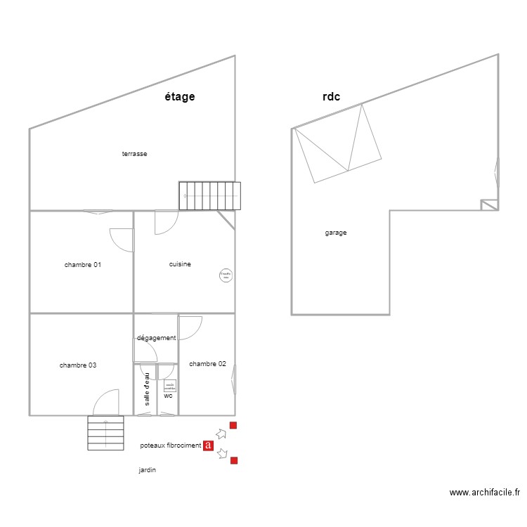 grolleau amiante2. Plan de 0 pièce et 0 m2