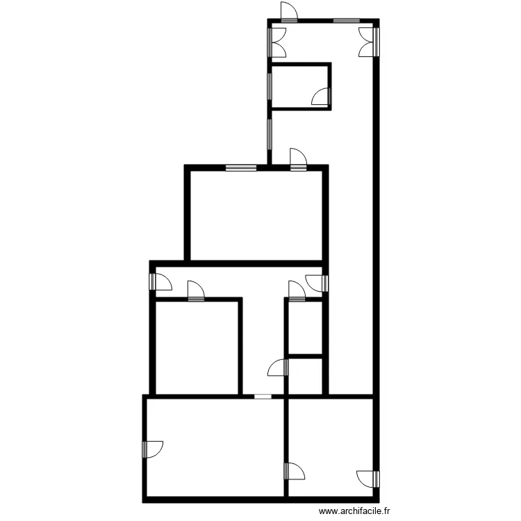 Ferme du Colombier. Plan de 