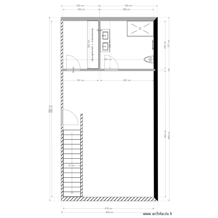 plan Fuchs  sdb2. Plan de 0 pièce et 0 m2