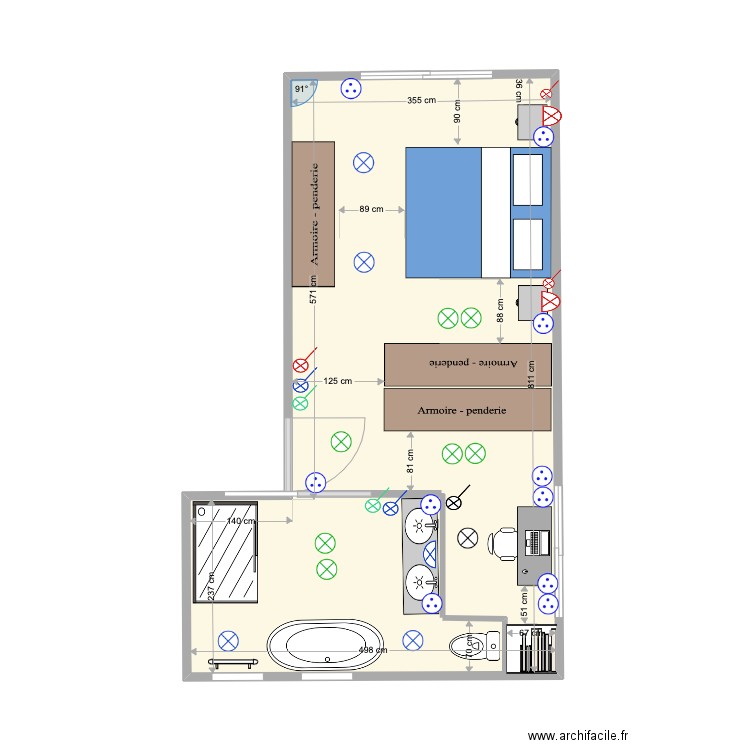 ARNOUL CHAMBRE 4.5. Plan de 0 pièce et 0 m2