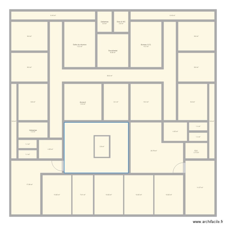 Wissam Office Extended V4 bis. Plan de 0 pièce et 0 m2