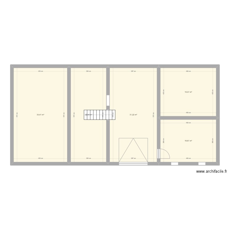 grange RDC état existant. Plan de 0 pièce et 0 m2