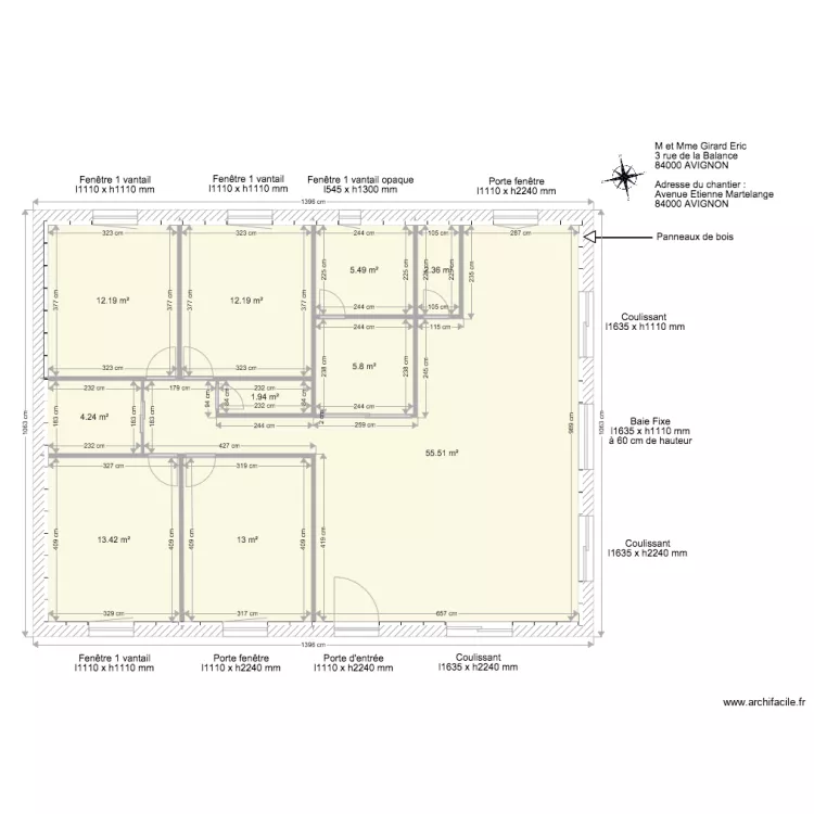PLAN MAISON AVEC panneaux de bois. Plan de PLAN MAISON AVEC panneaux de bois. Plan de