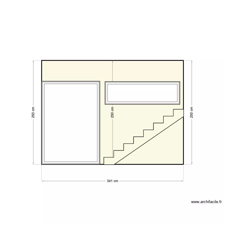 Fa&ccedil;ade int&eacute;rieure Ch5. Plan de 