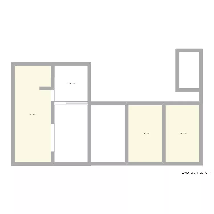 Plan. Plan de 4 Pièces et 52 m² Plan. Plan de 4 Pièces et 52 m²